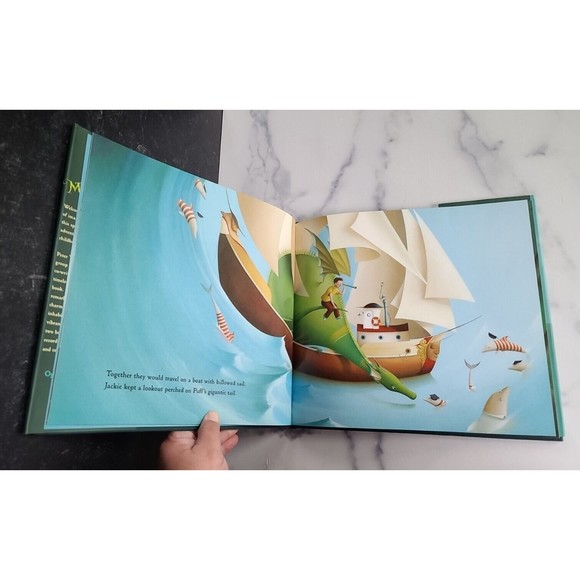 Puff, the Magic Dragon by Lenny Lipton and Peter Yarrow (2007, Mixed Media) - Picture 4 of 10